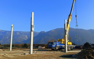 Construction d&rsquo;un Super U neuf à Vinay (38)